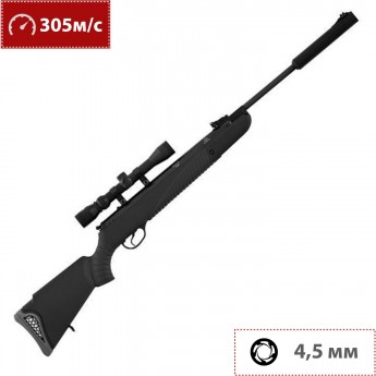 Пневматическая винтовка HATSAN 85 SNIPER 4,5 мм (пластик, 3 Дж)